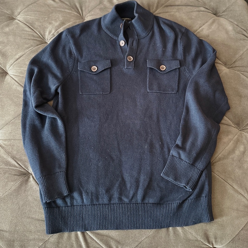 Banana Republic - Navy Sweater